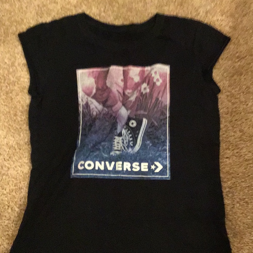 Black converse tank top